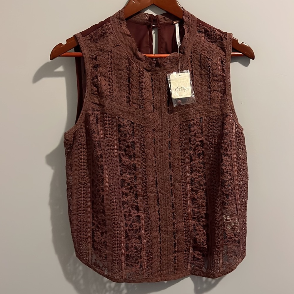 NWTS FREE PEOPLE SHEER TOP (XL) - Picture 6 of 13